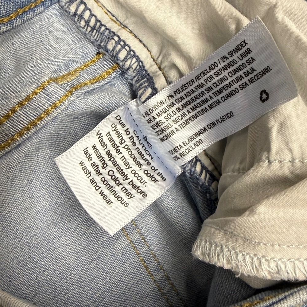 Universal Thread‎ Womens High Rise Skinny Jeans Light Wash Blue Denim 6/28R - Picture 9 of 10